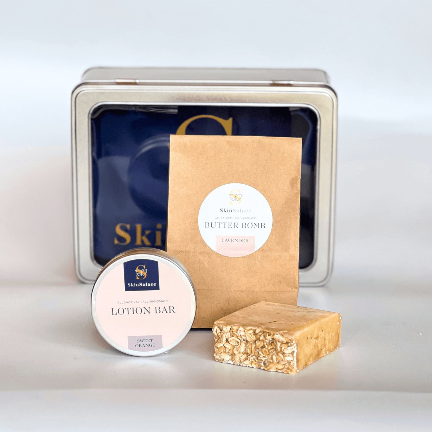 Lotion Bar,Bathe and Reset Box