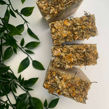 Chamomile Flowers & Lavender Soap,Skin Solace,Candle Making Workshop; Candle and Body Butter Box,skin care products set,bloom-massage-cand,sensitive skin care products skin care products for combination skin skin care products for menopause skin care products for redness skin care products set teen skin care products; 